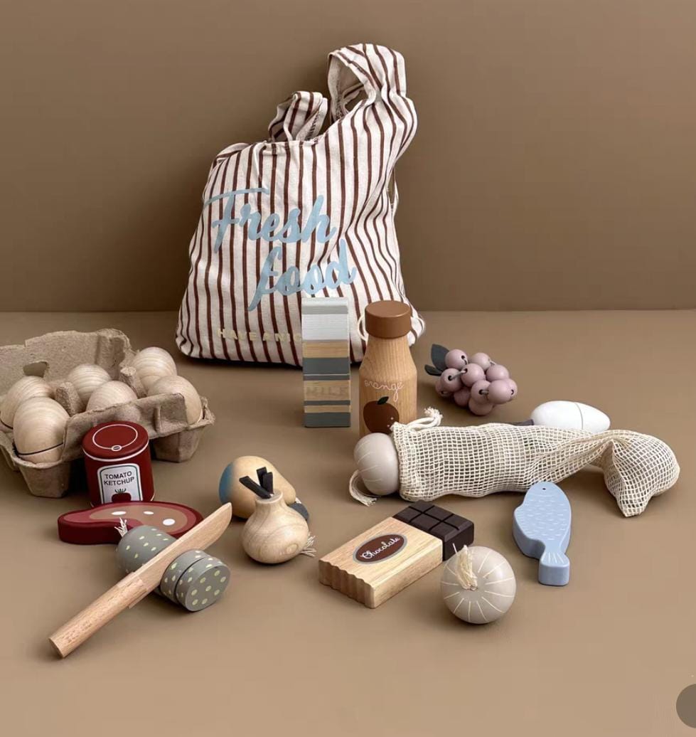 Momzilla x Booboo Proof Play Wooden Grocery Toys
