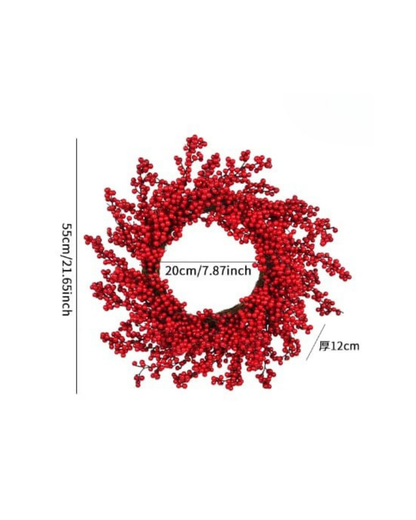 Seasonal - Christmas - Red Berry Wreath (Pre-Order)