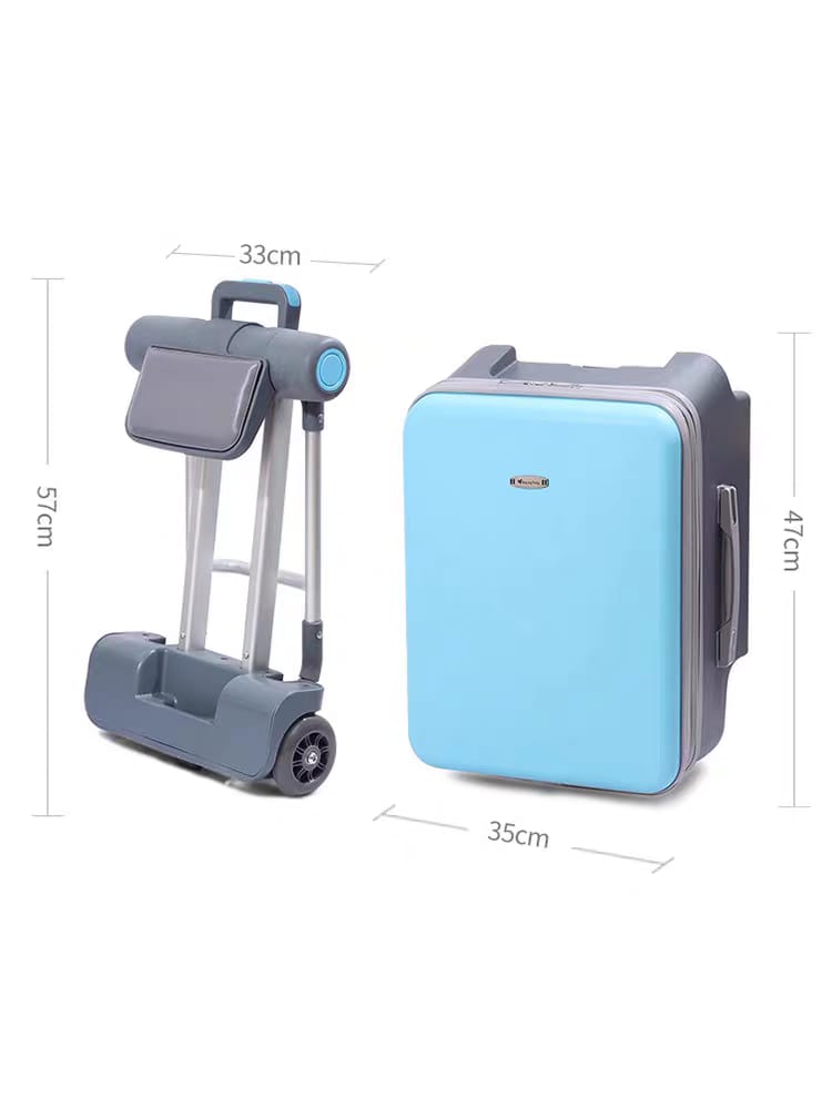 Kids Ride-on Luggage 2.0 with Safety Barrier